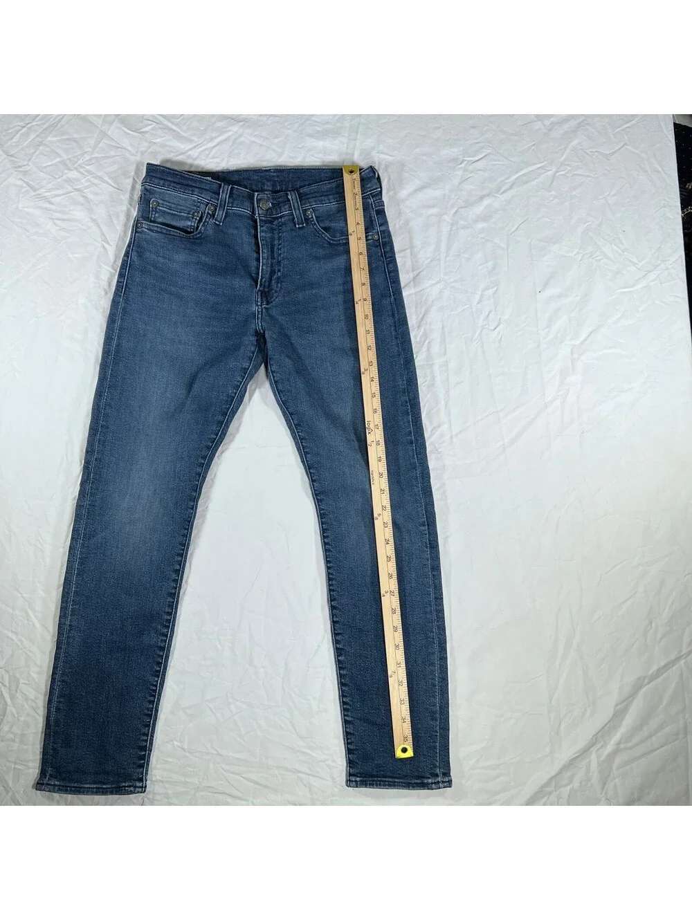Levi's Premium 512 Slim Taper Jeans Men's W30 L30 Medium Wash Blue Big E